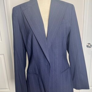 Ralph Lauren Dark Blue Pinstripe Blazer